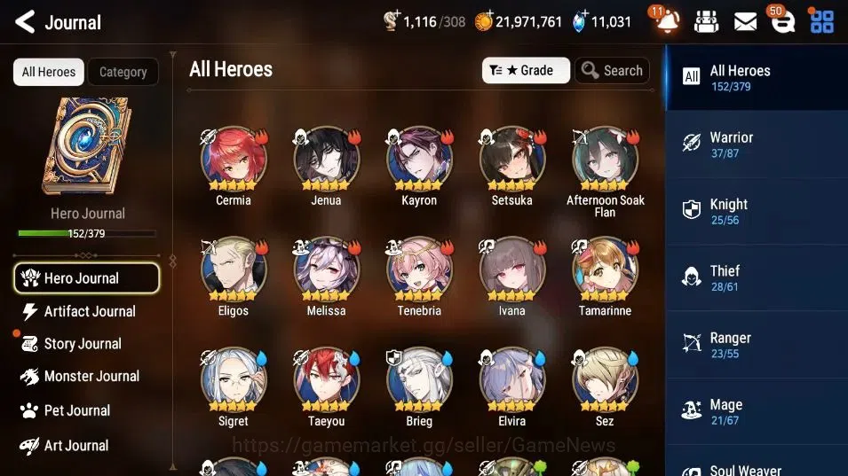 Epic Seven Accounts Global Unverif| 10 ML (Salome, Ruele of Light, AVi image 2