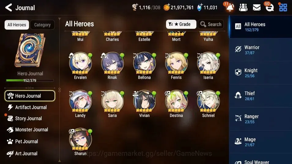 Epic Seven Accounts Global Unverif| 10 ML (Salome, Ruele of Light, AVi image 4