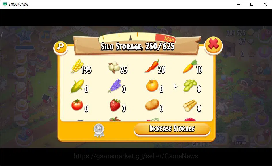 Hay Day Accounts Level 41 | Barn Storage 1100 + Silo Storage 625 |  image 12