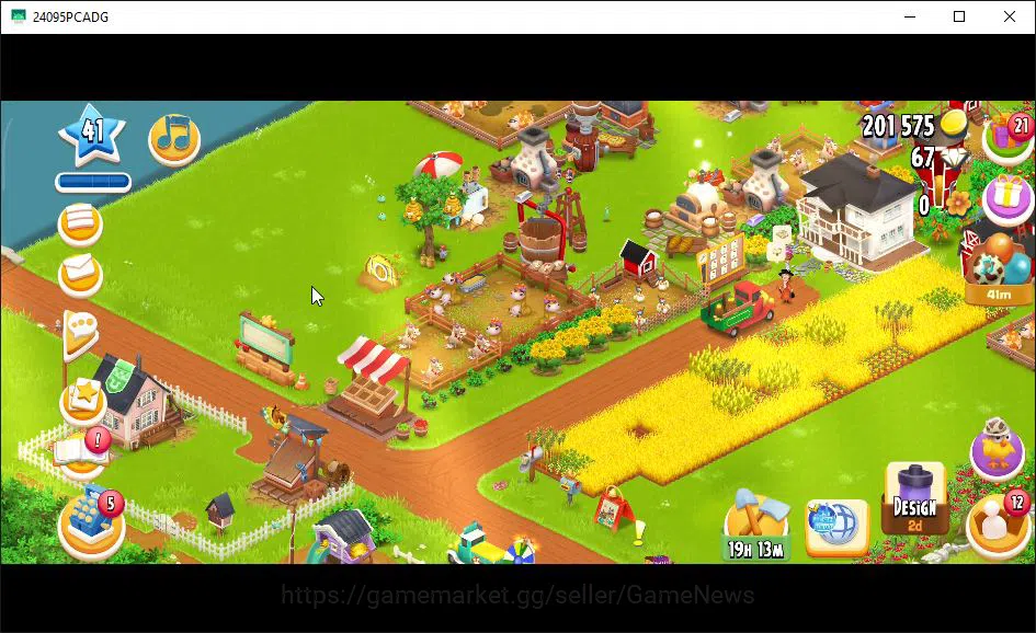 Hay Day Accounts Level 41 | Barn Storage 1100 + Silo Storage 625 |  image 2