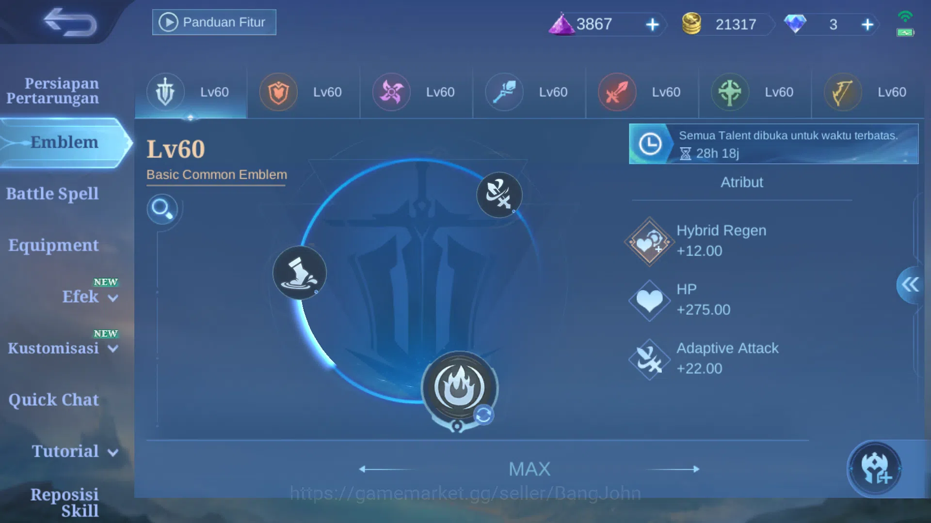 Mobile Legends: Bang Bang Accounts Hero 98 | Skin 140 | Luckybox Leomord, Change | Dr image 11
