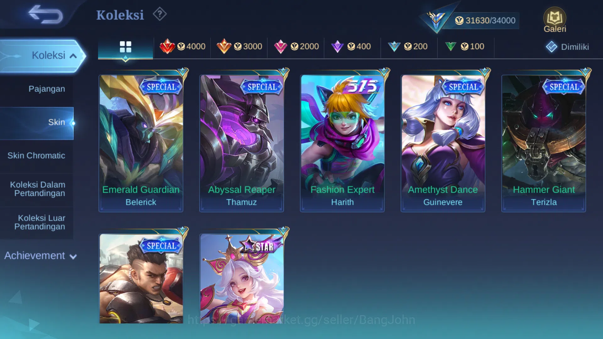 Mobile Legends: Bang Bang Accounts Hero 98 | Skin 140 | Luckybox Leomord, Change | Dr image 9