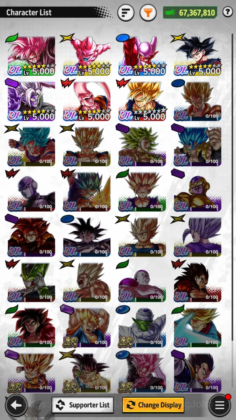 Dragon Ball Legends Accounts Android | Lvl 160|67M Total Power|0 CC|7 UL|UL SS image 17