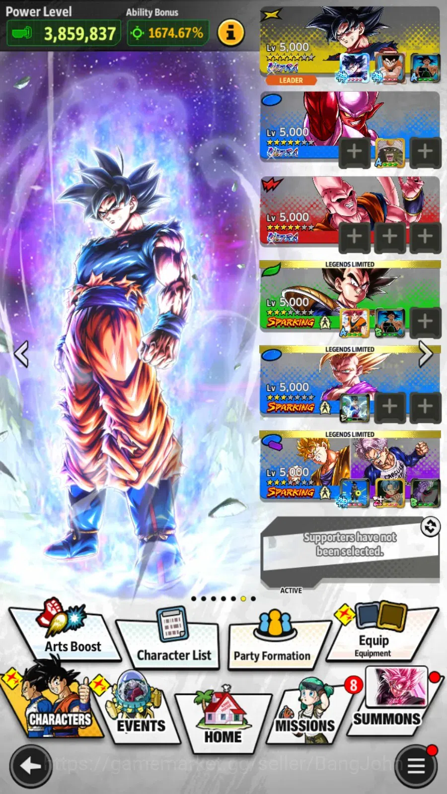 Dragon Ball Legends Accounts Android | Lvl 160|67M Total Power|0 CC|7 UL|UL SS image 18