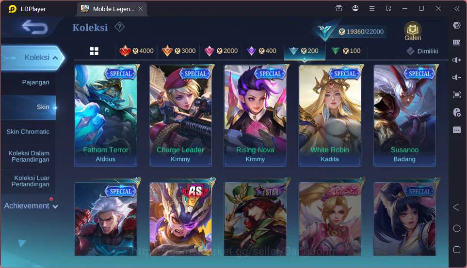 Mobile Legends: Bang Bang Accounts GLOBAL|Hero 49|Skin 85|Prime Granger,Create Odette image 13