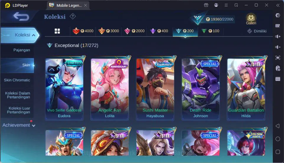 Mobile Legends: Bang Bang Accounts GLOBAL|Hero 49|Skin 85|Prime Granger,Create Odette image 15
