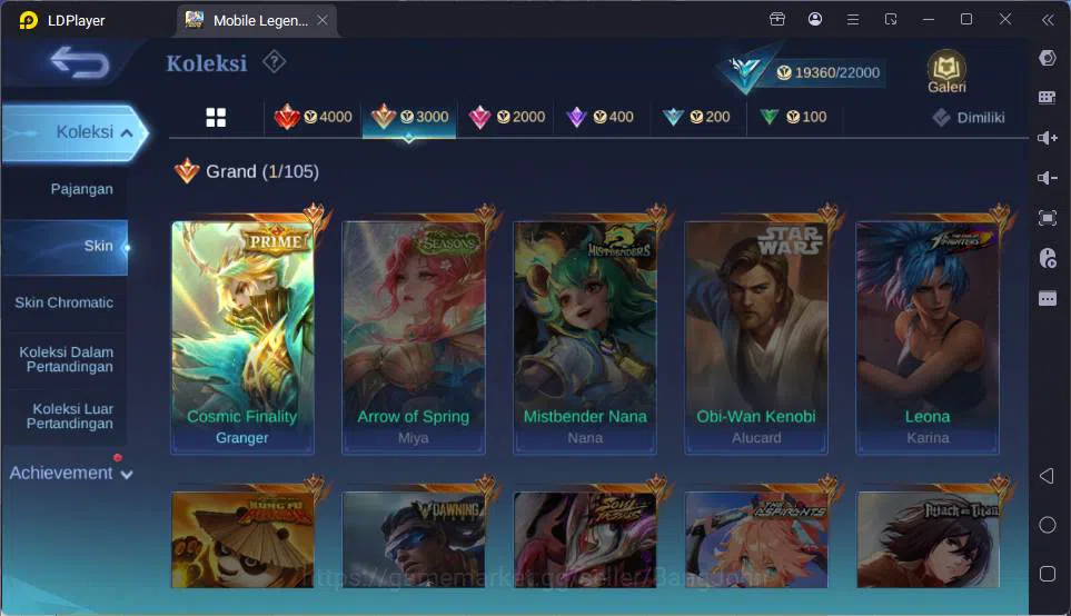 Mobile Legends: Bang Bang Accounts GLOBAL|Hero 49|Skin 85|Prime Granger,Create Odette image 18