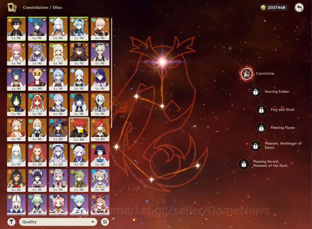 Genshin Impact Accounts ASIA|AR60|PreamTeam HuTaoC1+sign|16Limit+9(*5WP)|Y image 7