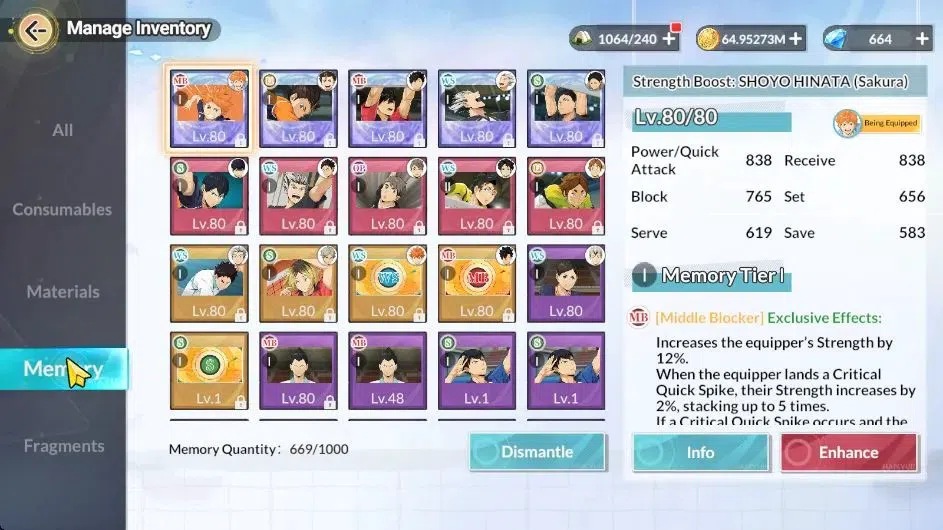 HAIKYU!! FLY HIGH Accounts SEA Lv 60|5 SP [Kuroo,Keiji,Bokuto,Nishinoya,Hinat image 5
