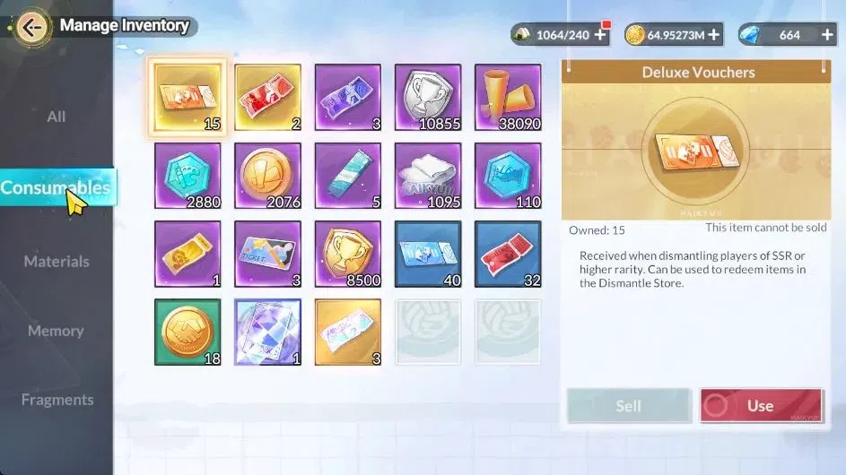 HAIKYU!! FLY HIGH Accounts SEA Lv 60|5 SP [Kuroo,Keiji,Bokuto,Nishinoya,Hinat image 7