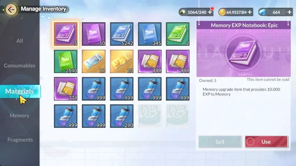 HAIKYU!! FLY HIGH Accounts SEA Lv 60|5 SP [Kuroo,Keiji,Bokuto,Nishinoya,Hinat image 8