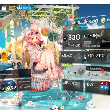 Arknights Accounts High-End Lv 120|342 OP,90 Outfit|22 Limited|STU P5,ETHA P3,(Virtuosa,Pepe,LTD,TTO,Yu,Rosmontis)P2 Etc|2