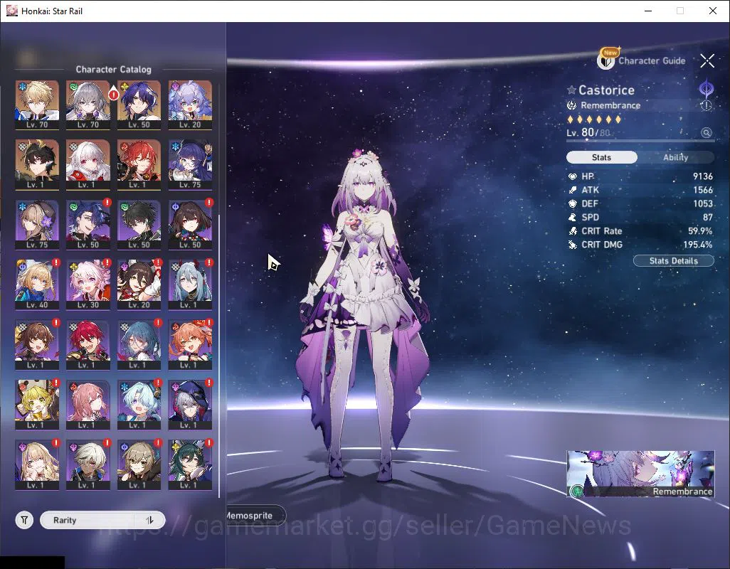 Honkai Star Rail Accounts Asia|TL 70|1 Golden Companion|11 Limited|Sunday,Ca image 13