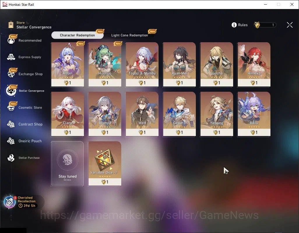 Honkai Star Rail Accounts Asia|TL 70|1 Golden Companion|11 Limited|Sunday,Ca image 2
