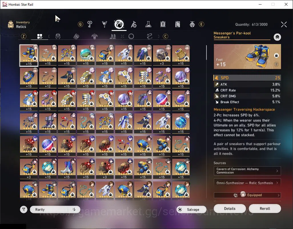 Honkai Star Rail Accounts Asia|TL 70|1 Golden Companion|11 Limited|Sunday,Ca image 8
