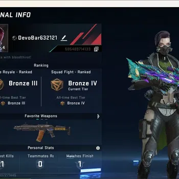 Blood Strike Accounts Others ASIA | Eternal Gun: Kala - Whisper | 1 Epic Name-Changing Card |Check SS BS2384B