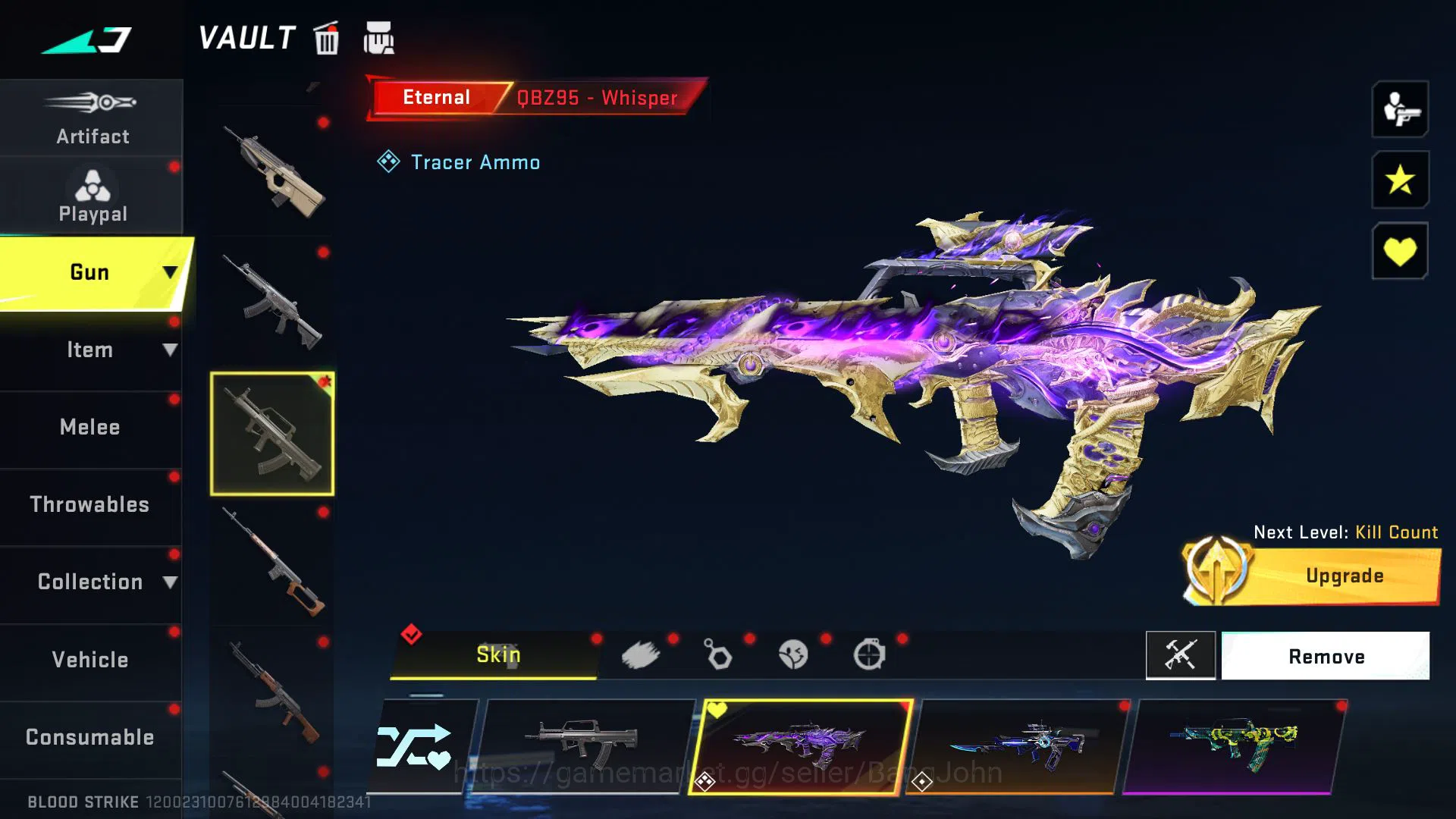 Blood Strike Accounts ASIA|ETERNAL QBZB5(LVL3),LIMITED RPK VEMILION,ULTR image 10