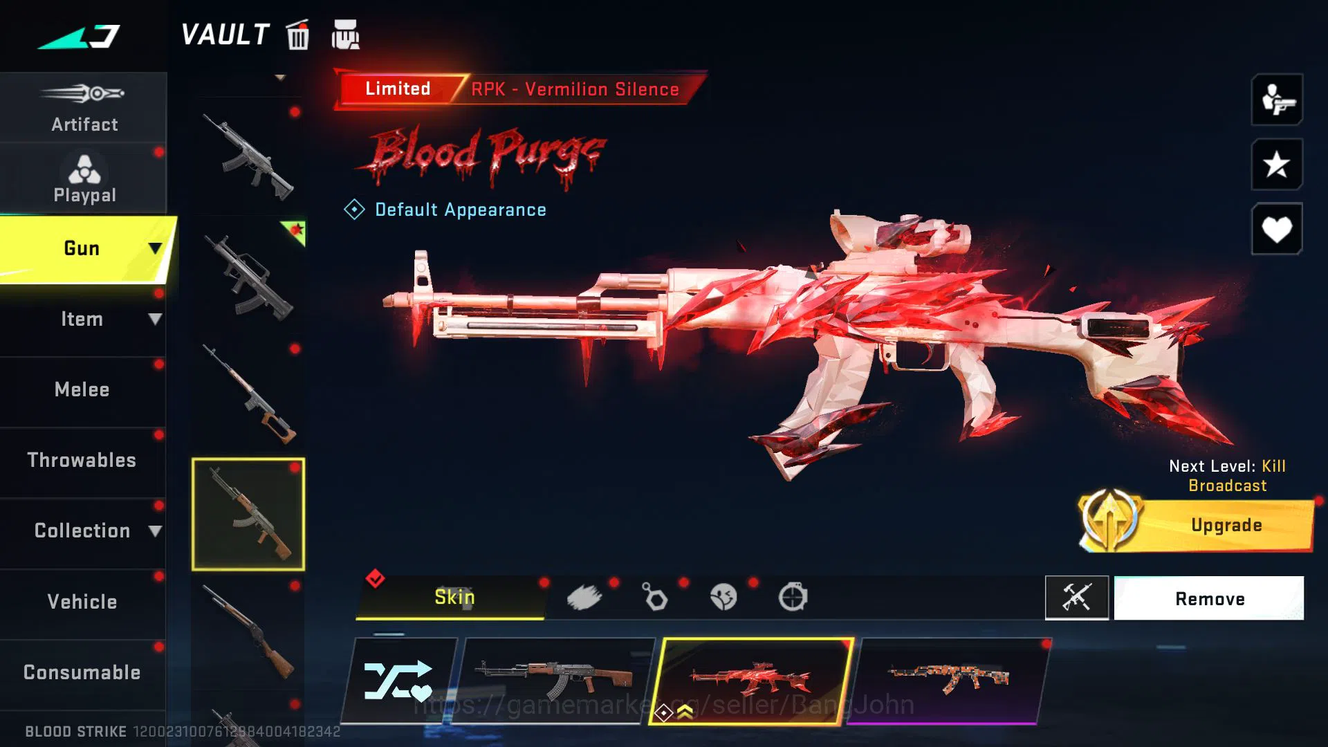 Blood Strike Accounts ASIA|ETERNAL QBZB5(LVL3),LIMITED RPK VEMILION,ULTR image 11