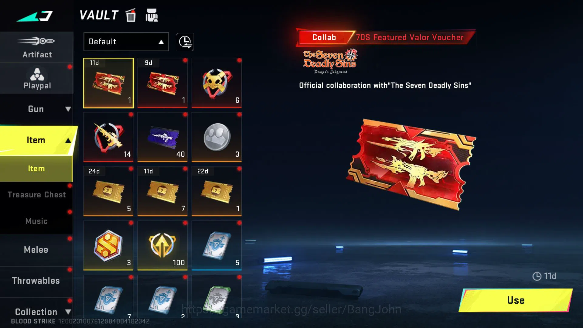 Blood Strike Accounts ASIA|ETERNAL QBZB5(LVL3),LIMITED RPK VEMILION,ULTR image 12