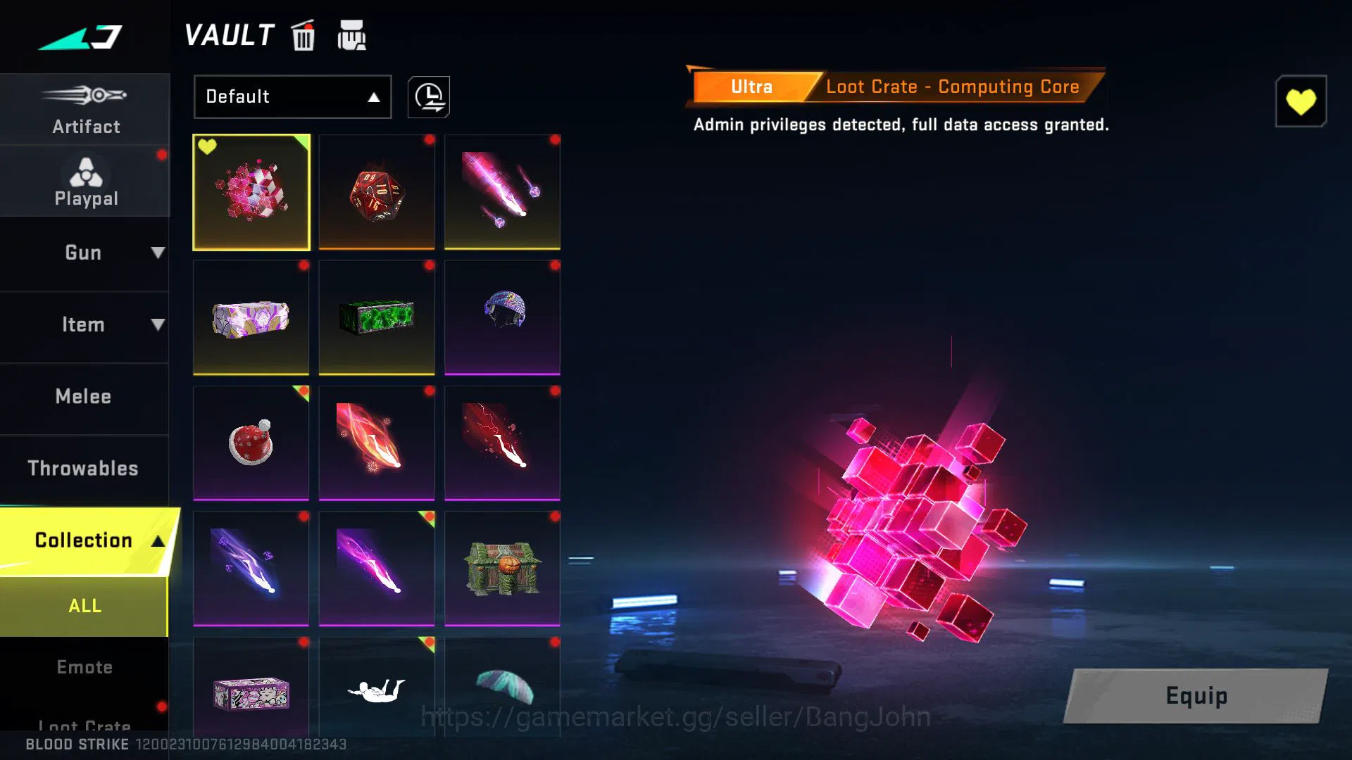 Blood Strike Accounts ASIA|ETERNAL QBZB5(LVL3),LIMITED RPK VEMILION,ULTR image 15