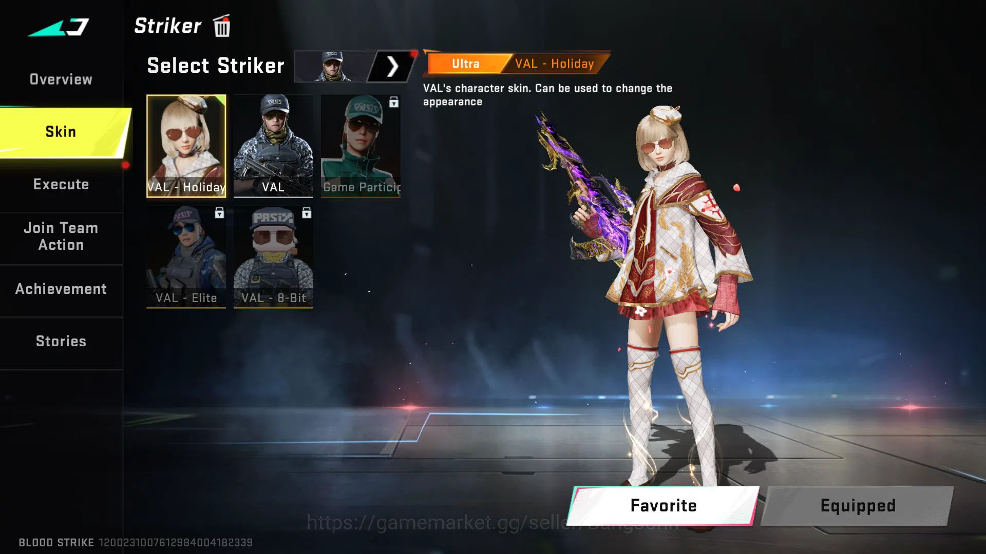 Blood Strike Accounts ASIA|ETERNAL QBZB5(LVL3),LIMITED RPK VEMILION,ULTR image 3
