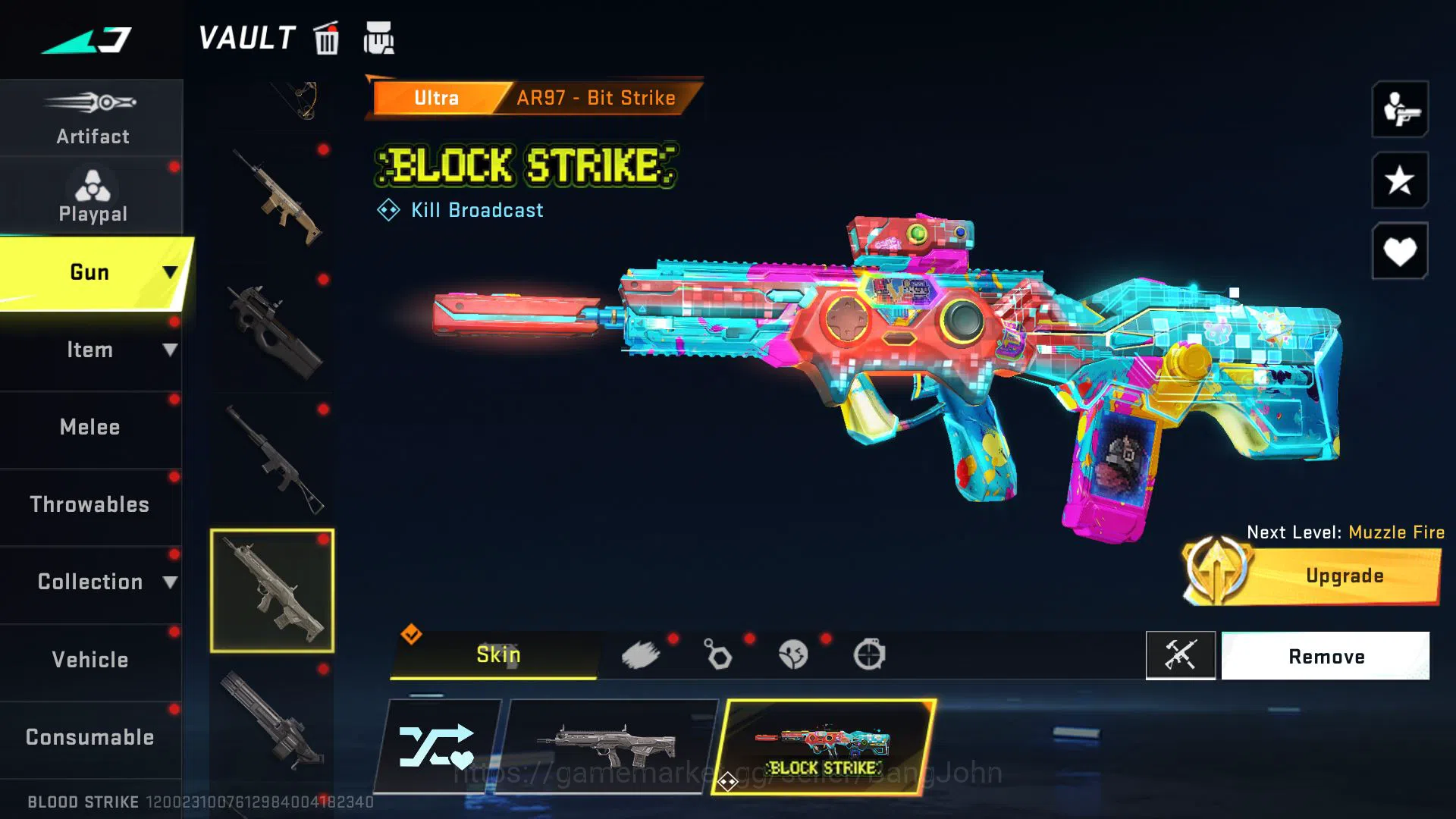 Blood Strike Accounts ASIA|ETERNAL QBZB5(LVL3),LIMITED RPK VEMILION,ULTR image 8