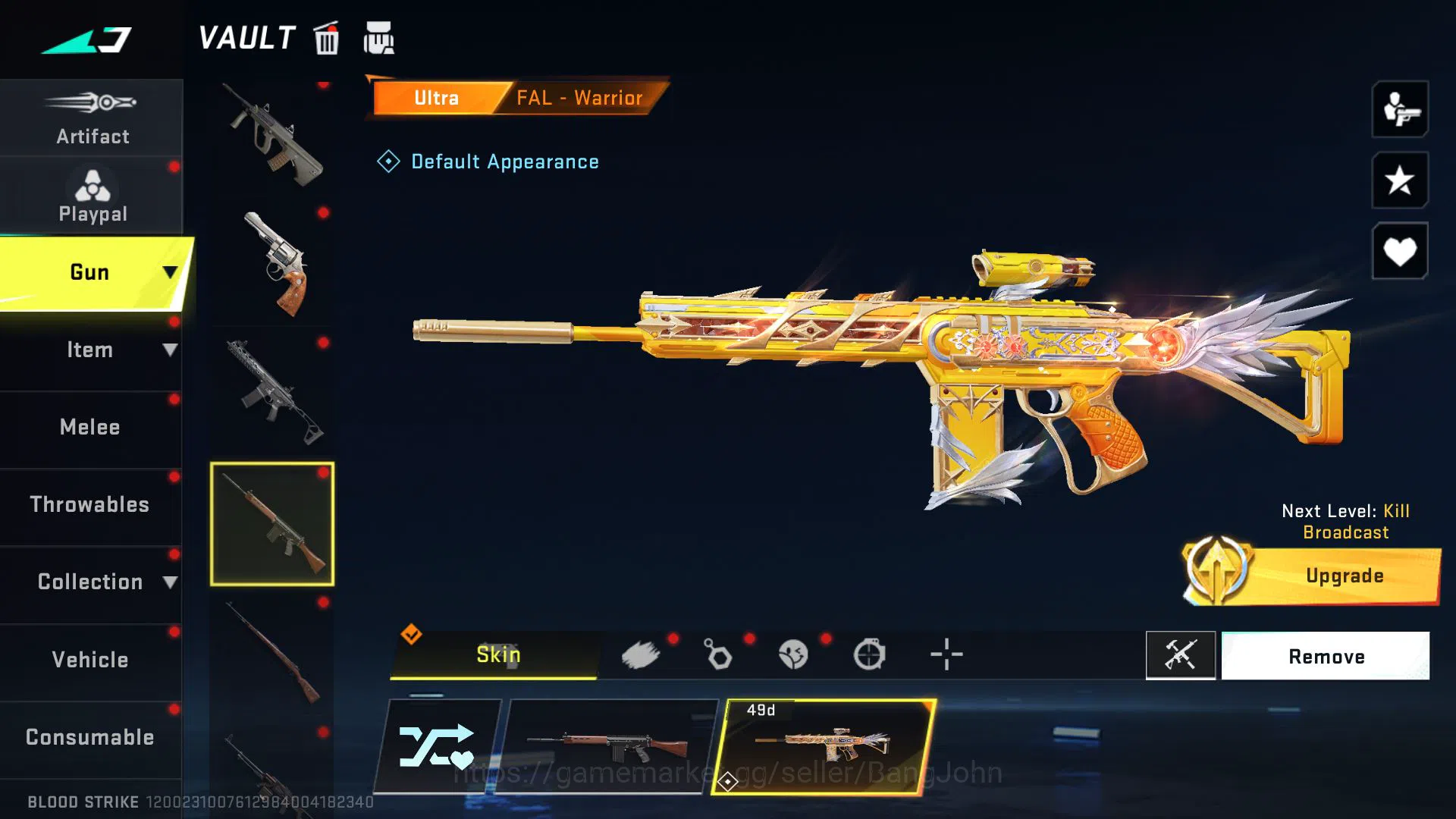 Blood Strike Accounts ASIA|ETERNAL QBZB5(LVL3),LIMITED RPK VEMILION,ULTR image 9