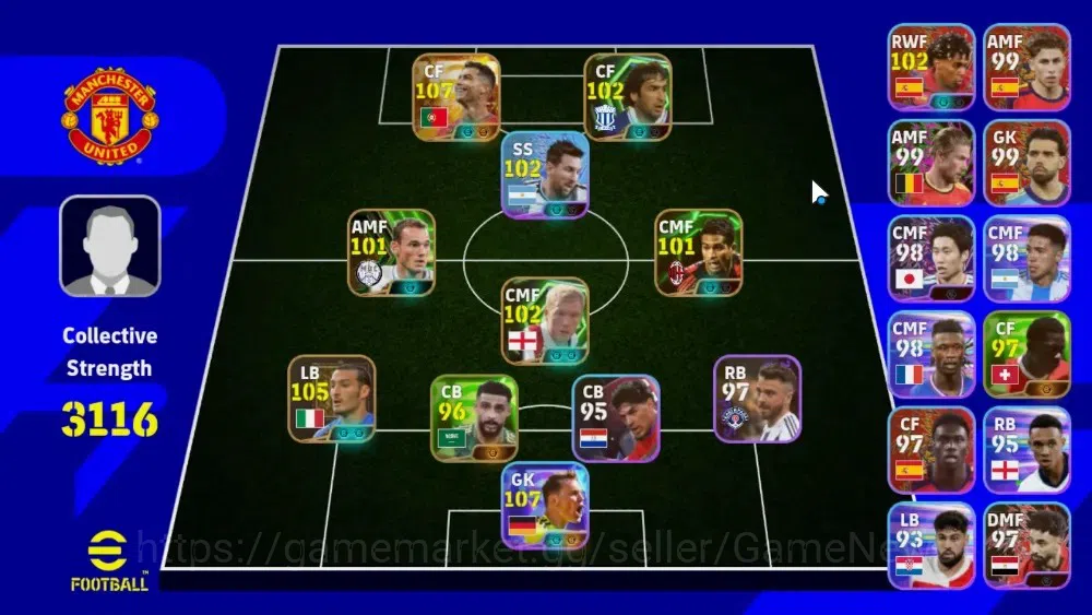 eFootball Accounts Legends & Iconic Players Android|Big Time Cristiano Ronaldo|Show Time Manuel Neuer|Epic Guanluca 1