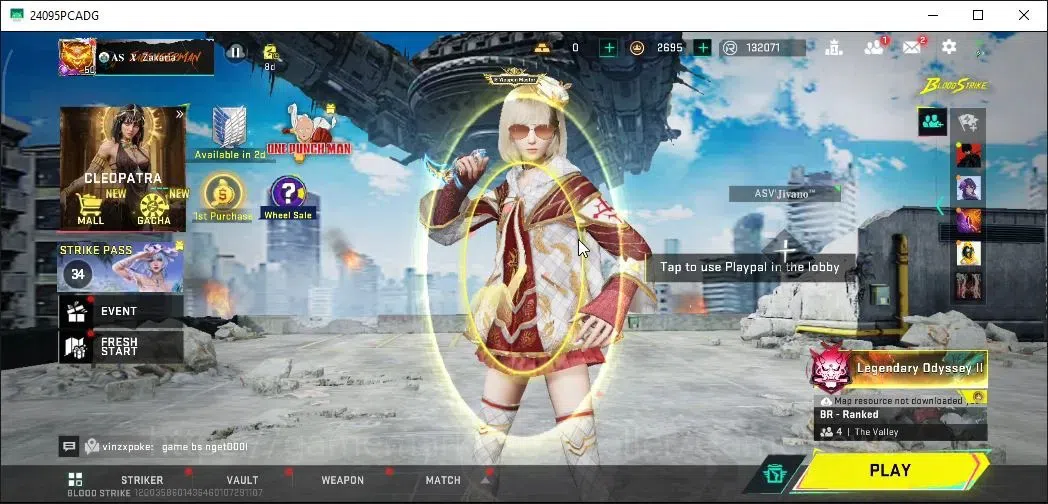 Blood Strike Accounts Collab Skin ASIA|ULTRA Melee Talon Knife Sanctum,Legend Katana|6 Ultra [M4A1,AK47 Midnight,URB,etc 1
