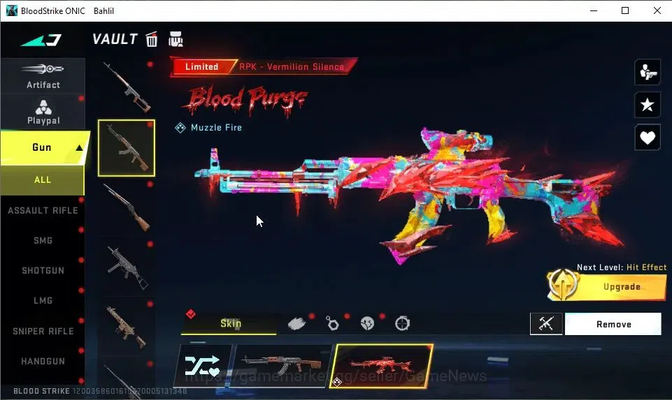 Blood Strike Accounts ASIA|Collab 7DS[Galil,QBZ95,Kar98k,AK47]|Collab EV image 14