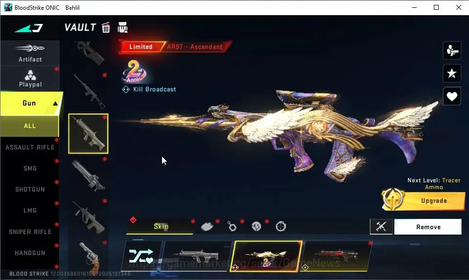 Blood Strike Accounts ASIA|Collab 7DS[Galil,QBZ95,Kar98k,AK47]|Collab EV image 17