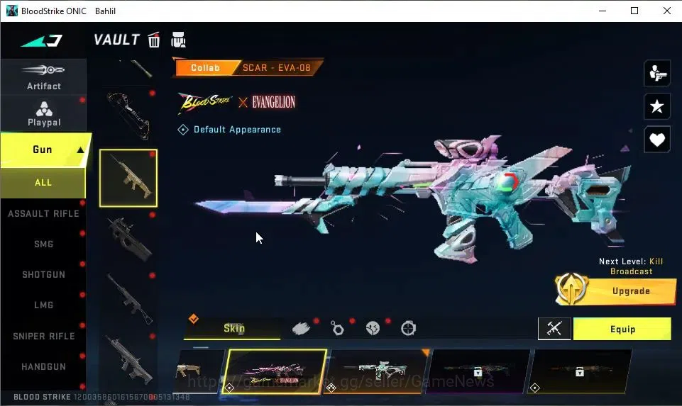 Blood Strike Accounts ASIA|Collab 7DS[Galil,QBZ95,Kar98k,AK47]|Collab EV image 18