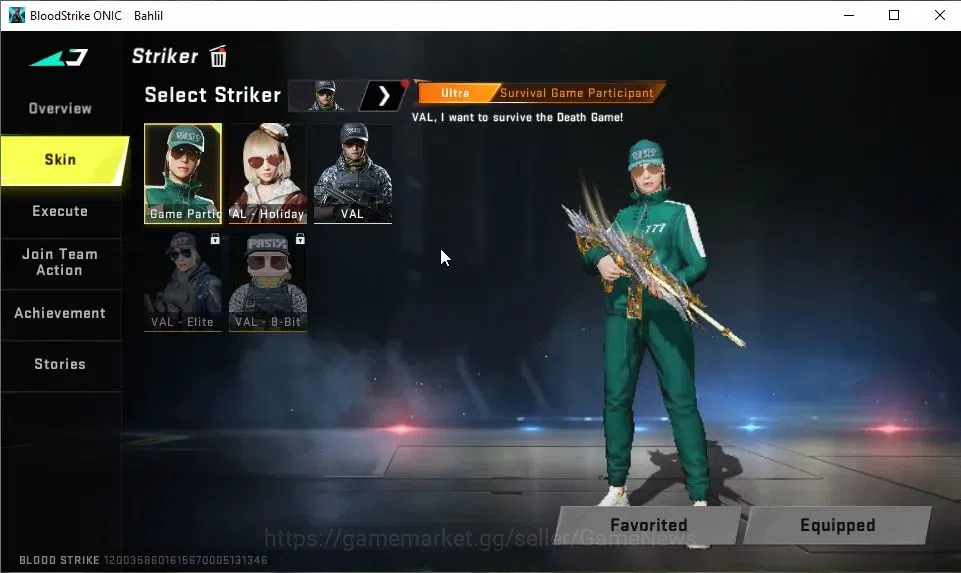 Blood Strike Accounts ASIA|Collab 7DS[Galil,QBZ95,Kar98k,AK47]|Collab EV image 3