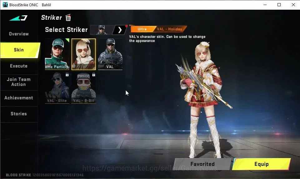 Blood Strike Accounts ASIA|Collab 7DS[Galil,QBZ95,Kar98k,AK47]|Collab EV image 4