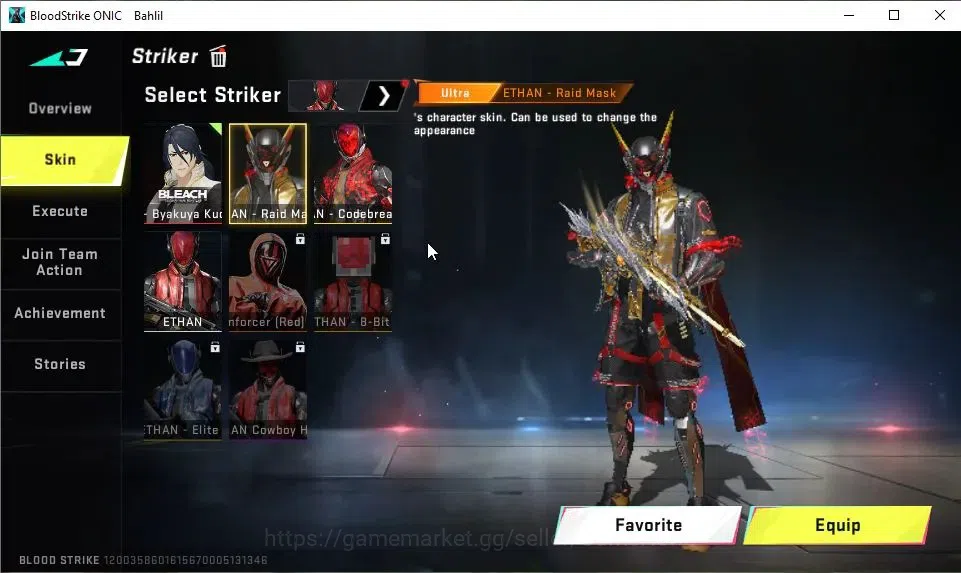 Blood Strike Accounts ASIA|Collab 7DS[Galil,QBZ95,Kar98k,AK47]|Collab EV image 5