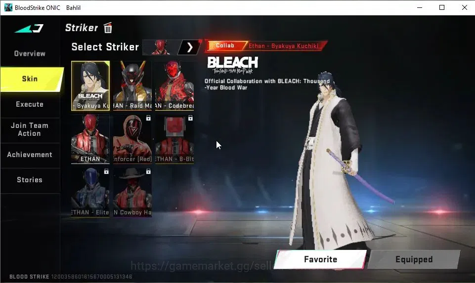 Blood Strike Accounts ASIA|Collab 7DS[Galil,QBZ95,Kar98k,AK47]|Collab EV image 9