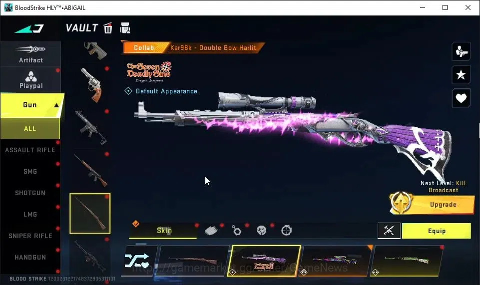 Blood Strike Accounts ASIA|ETERNAL M82-Pumpknight Lv3|11 ULTRA[HANK,KATY image 13