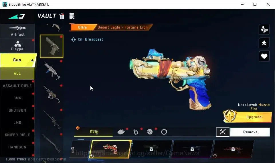 Blood Strike Accounts ASIA|ETERNAL M82-Pumpknight Lv3|11 ULTRA[HANK,KATY image 19