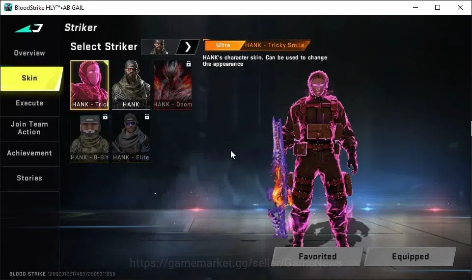 Blood Strike Accounts ASIA|ETERNAL M82-Pumpknight Lv3|11 ULTRA[HANK,KATY image 3