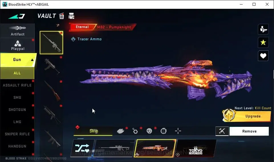 Blood Strike Accounts ASIA|ETERNAL M82-Pumpknight Lv3|11 ULTRA[HANK,KATY image 8