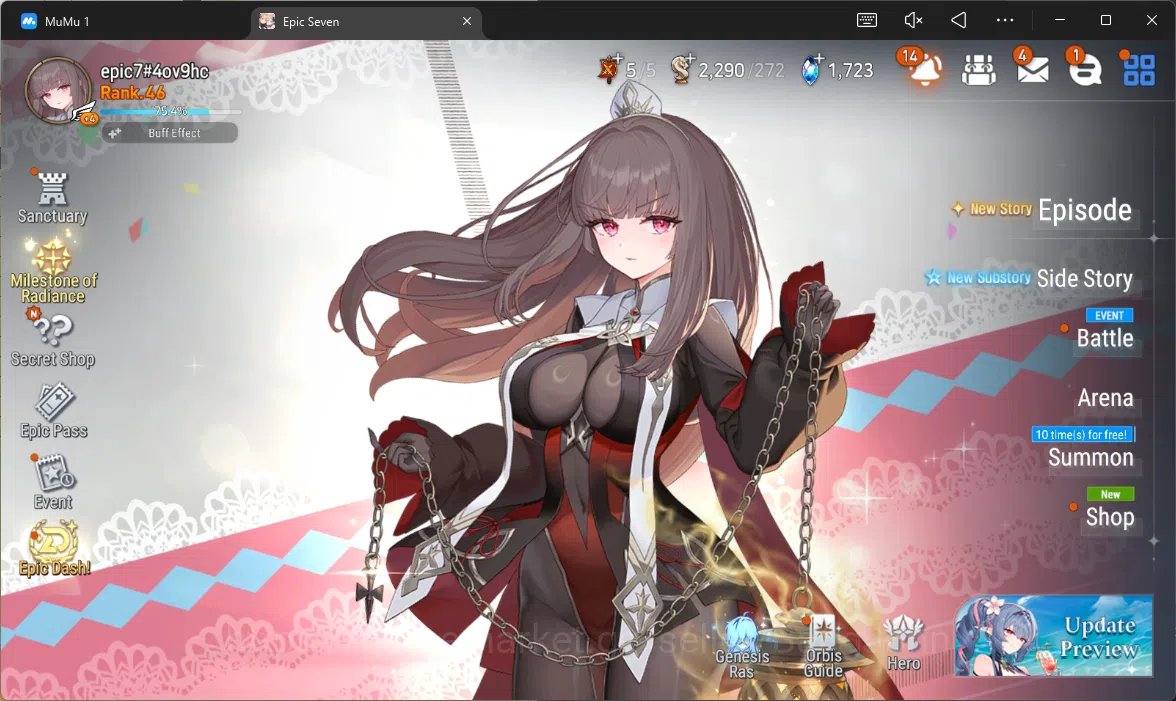 Epic Seven Accounts Others ASIA Verif | 8 ML (TR Elvira,B Arunka,J Kise,A Elena,DK Sharun,D Lilibet, Etc)|PoH ON|SS 1