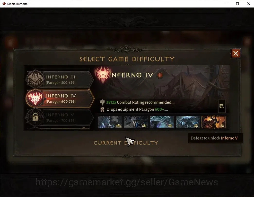 Diablo Immortal Accounts SEA-Vasily|CS ON|Lv60(816)|Necromancer|CR 42k|Reso image 15