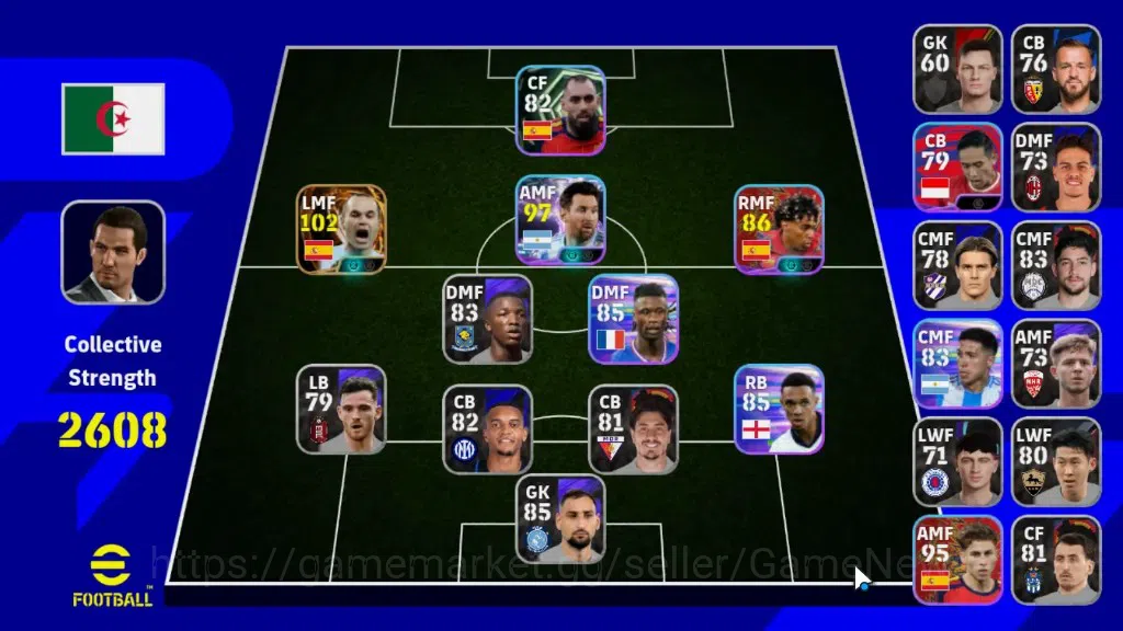 eFootball Accounts Legends & Iconic Players Android|BigTime Andres Iniesta|ShowTime Lionel Messi,Lamine Yamal|6 Highlight 1