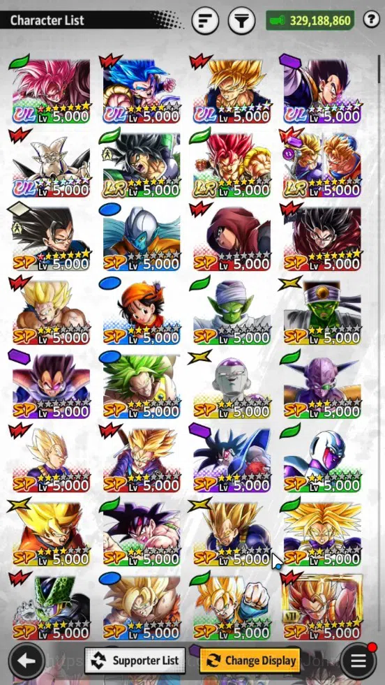 Dragon Ball Legends Accounts Global | Lvl 157|329M Total Power|3 LR|5 UL|LR Bro image 16