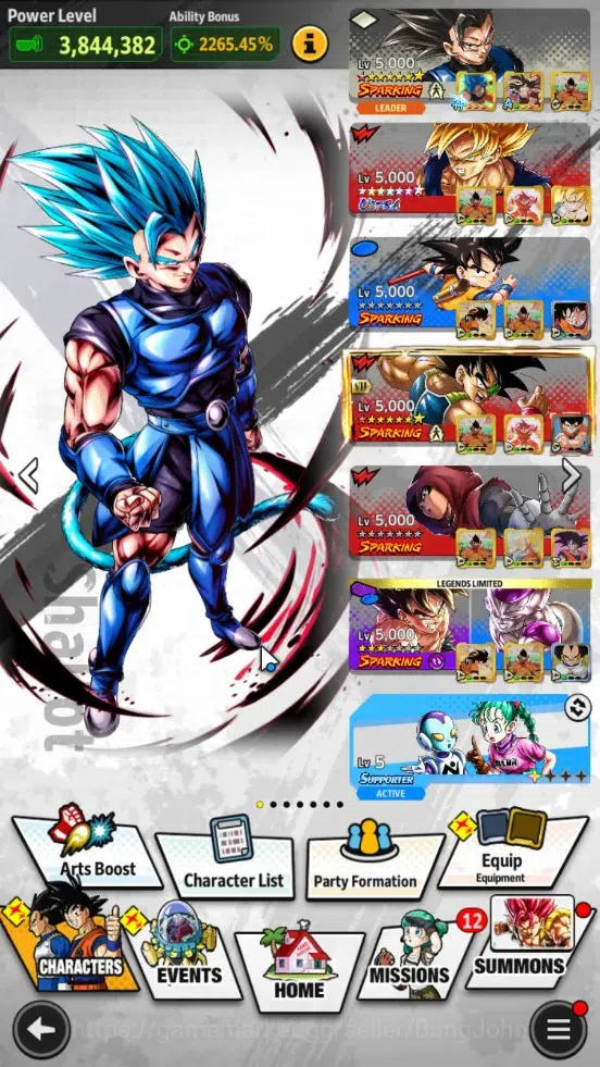 Dragon Ball Legends Accounts Global | Lvl 157|329M Total Power|3 LR|5 UL|LR Bro image 17