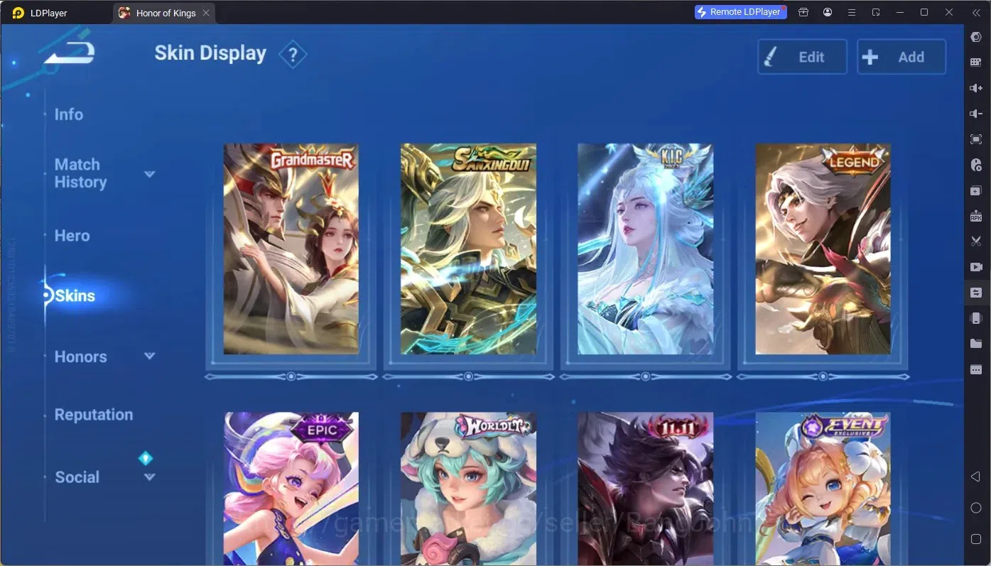 Honor of Kings Accounts Global | 112H 84S | Legend Yao, KIC Luna,Sanxidui image 3