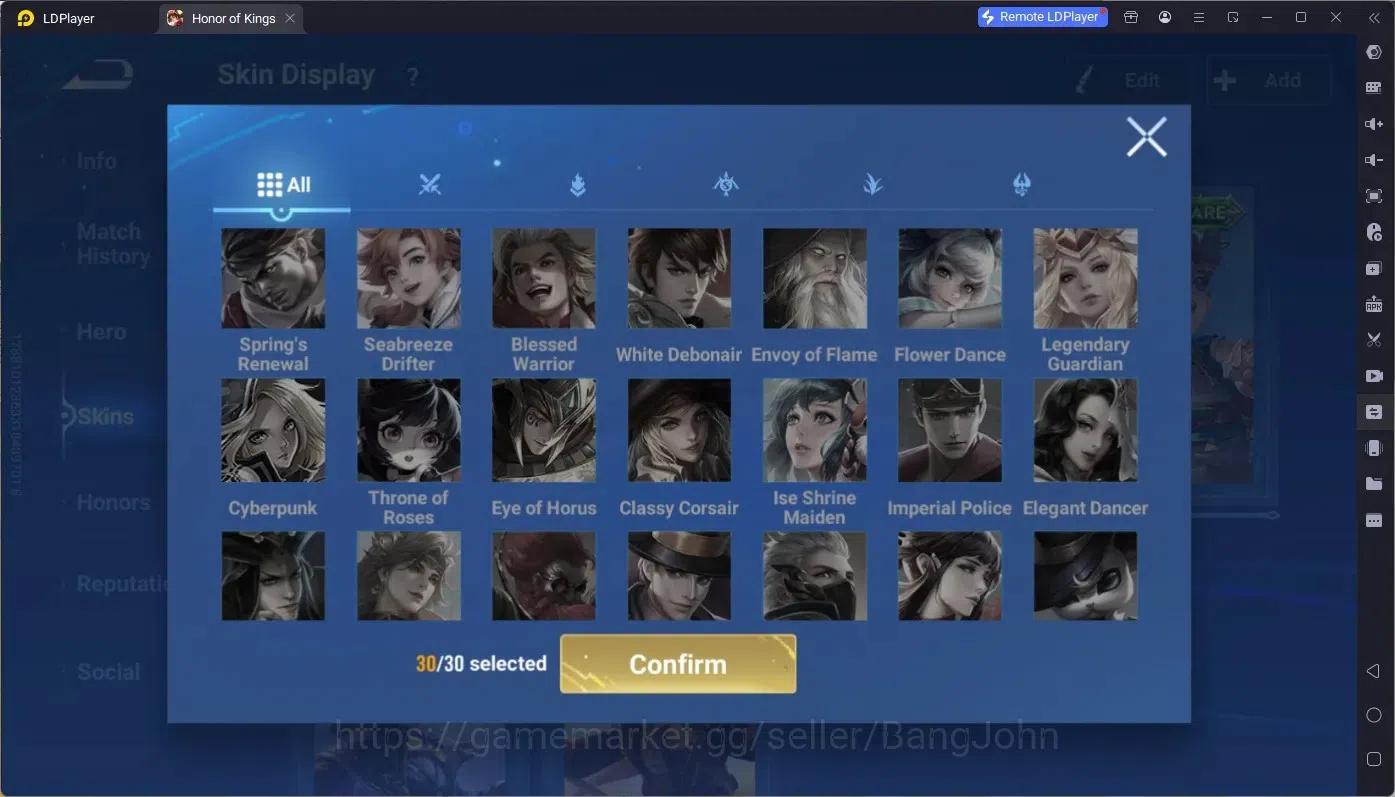 Honor of Kings Accounts Global | 112H 84S | Legend Yao, KIC Luna,Sanxidui image 9