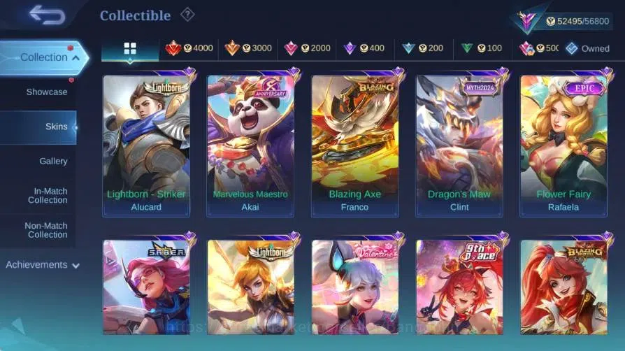 Mobile Legends: Bang Bang Accounts Global|Skin 172|Renowned|Aspirant Fanny|Collab Sta image 11