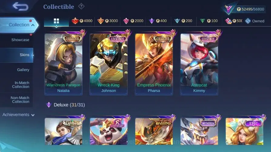 Mobile Legends: Bang Bang Accounts Global|Skin 172|Renowned|Aspirant Fanny|Collab Sta image 12