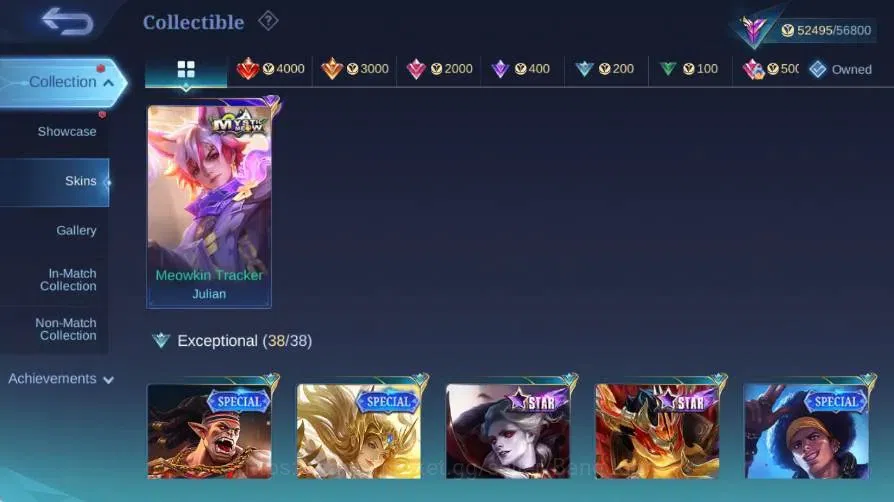 Mobile Legends: Bang Bang Accounts Global|Skin 172|Renowned|Aspirant Fanny|Collab Sta image 5